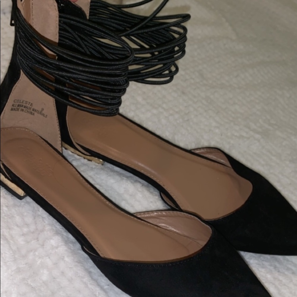 Charlotte Russe Black Flats